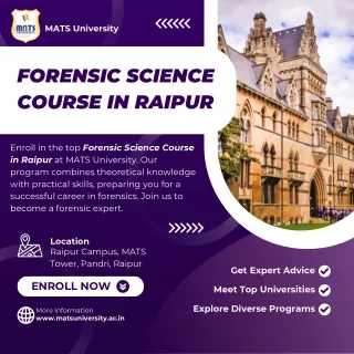 Forensic Science Course in Raipur 684