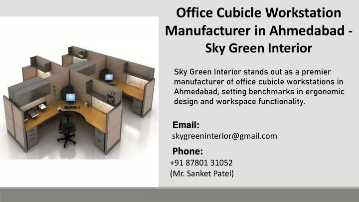 office cubicle workstation manufacturer