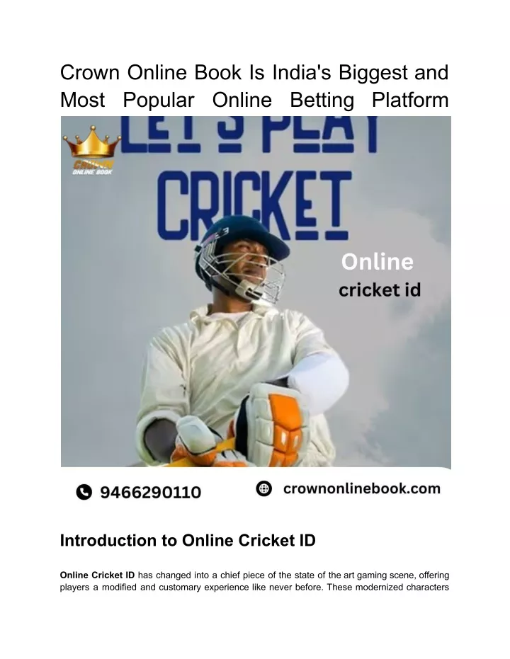 crown online book is india s biggest and most