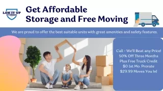 Get Affordable Storage and Free Moving in Sapulpa  Lok It Up Storage