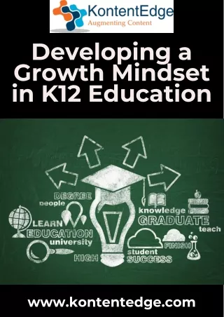 developing a growth mindset in k12 education