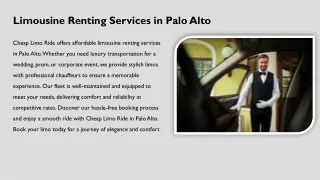 Limousine Renting Services in Palo Alto