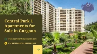 Explore Central Park 1 | Central Park 1 Apartments for Sale in Gurgaon