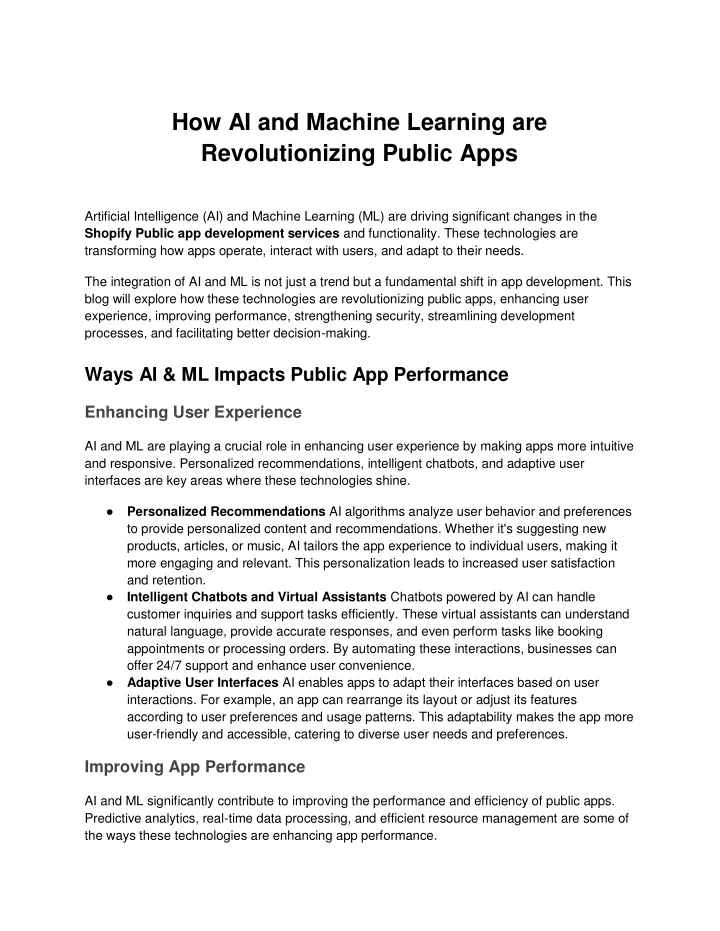 how ai and machine learning are revolutionizing