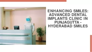 Top Dental Implants Clinic in Punjagutta  Hyderabad Smiles