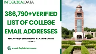 386 790 verified list of college email addresses