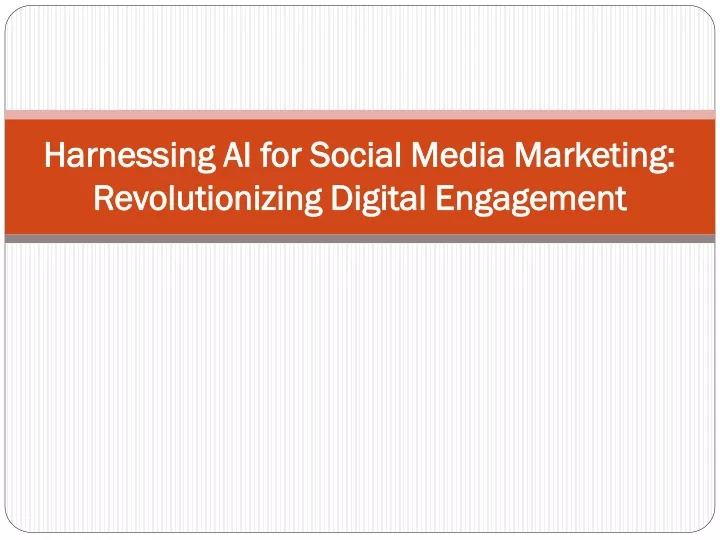 harnessing ai for social media marketing