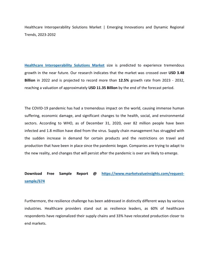 healthcare interoperability solutions market