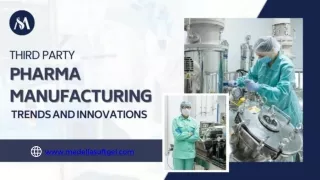 Third Party Pharma Manufacturing Trends And Innovations