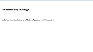 understanding invisalign
