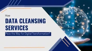 Data Cleansing Services Pave the Way for Digital Transformation