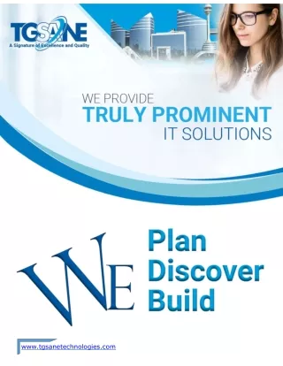 Offshore Software Development Solutions by TGSane Technologies