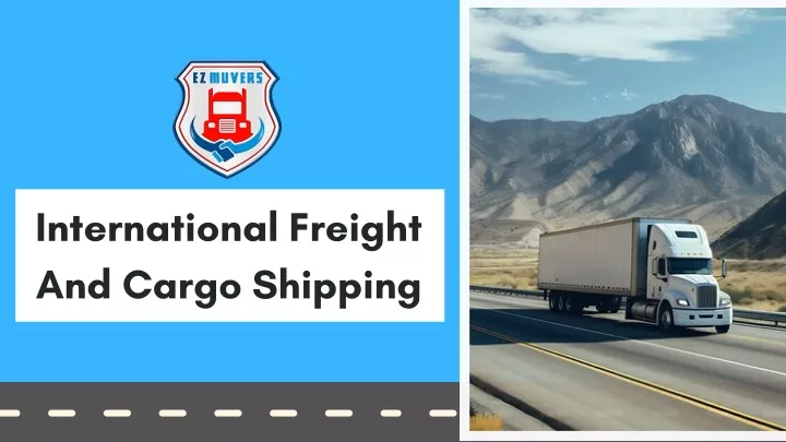 international freight and cargo shipping