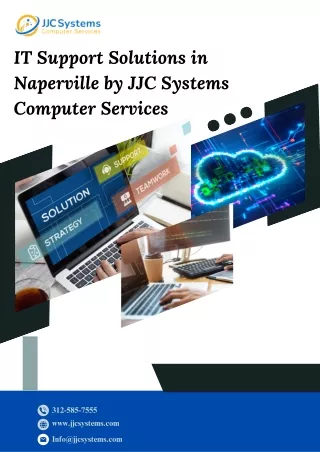 IT Support Solutions in Naperville by JJC Systems Computer Services