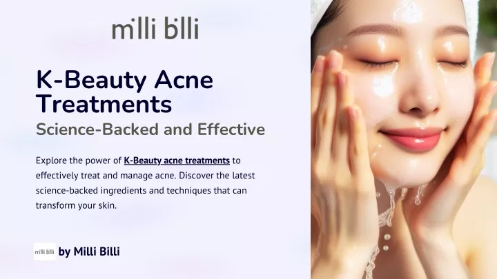 k beauty acne treatments sci ence backed