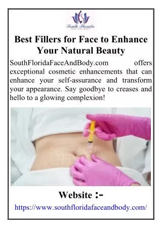 Achieve Flawless Skin with Fillers for Face