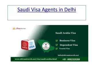 Saudi Visa Agents in Delhi