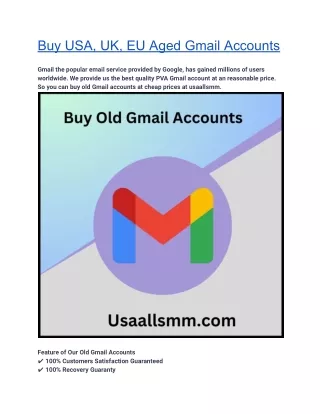 5 Best Sites to Buy Gmail Accounts in Bulk (PVA & Aged)