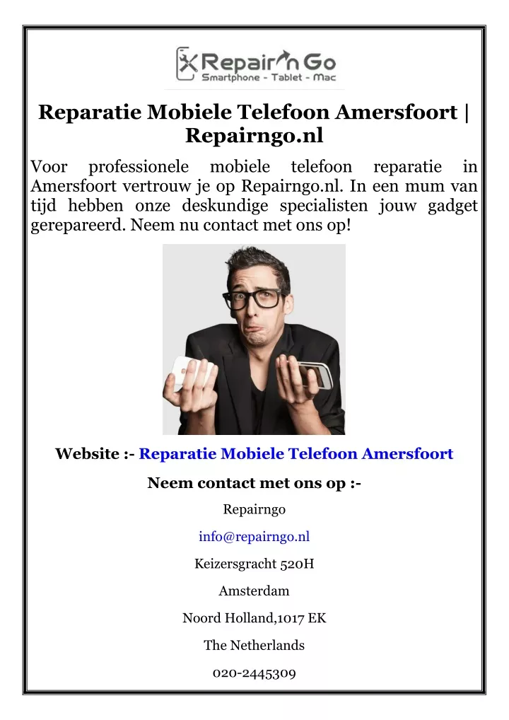 reparatie mobiele telefoon amersfoort repairngo nl