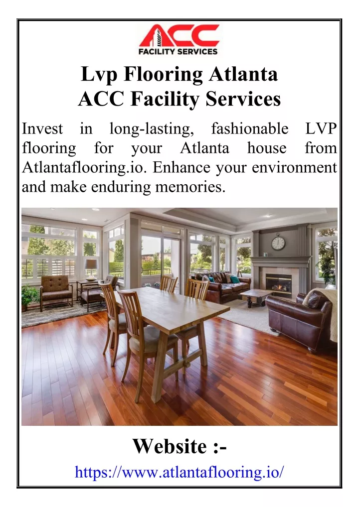 lvp flooring atlanta acc facility services