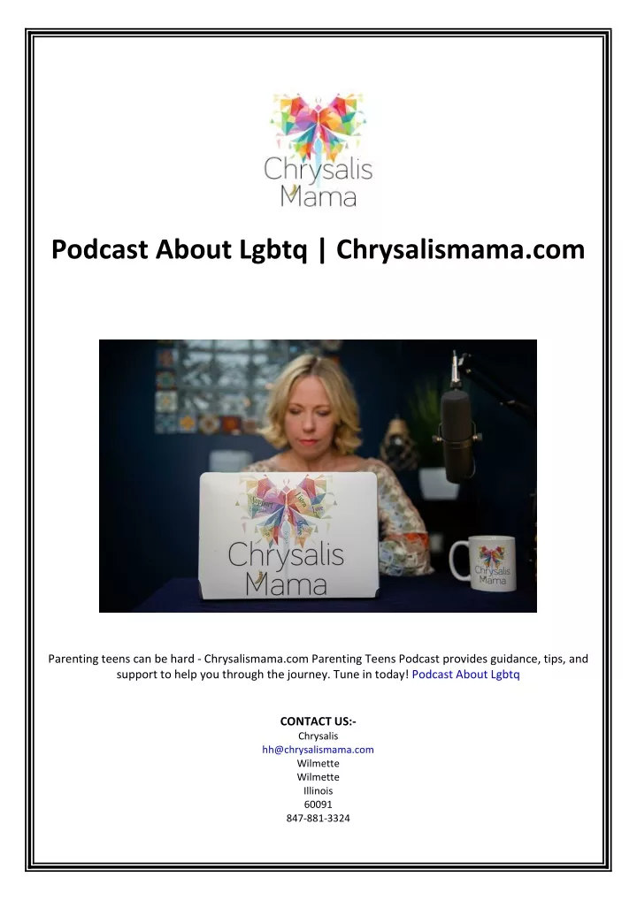 podcast about lgbtq chrysalismama com