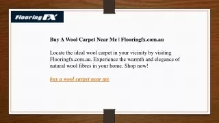 Buy A Wool Carpet Near Me  Flooringfx.com.au