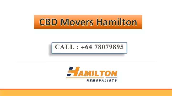 cbd movers hamilton