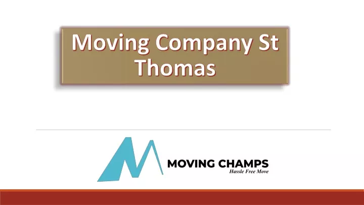 moving company st thomas