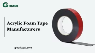 Acrylic Foam Tape Manufacturers