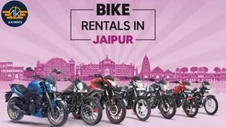 Exploring the Potential of Rental Bikes in Jaipur