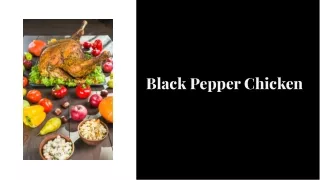 Black Pepper Chicken