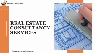 Real Estate Consultancy Services
