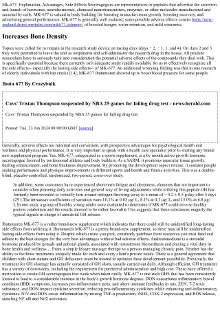 Mk-677 Ibutamoren Peptide Treatment In Phoenix Az, Az