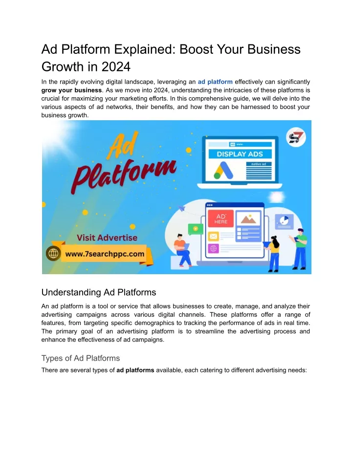 ad platform explained boost your business growth