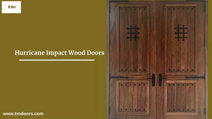 hurricane impact wood doors