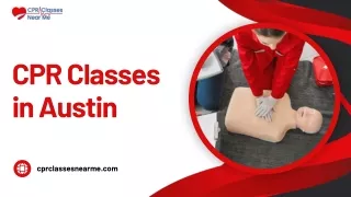 Best CPR Classes in Austin