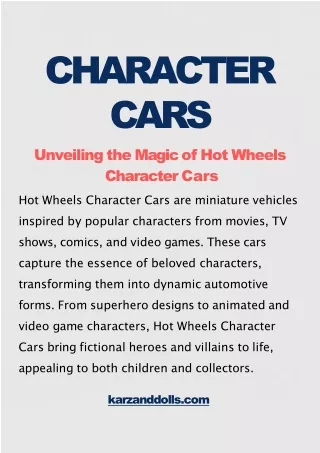 character cars