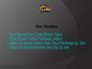 Reliable Taxi Service for Char Dham Yatra Hassle-Free Travel