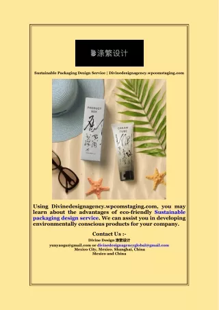 Sustainable Packaging Design Service