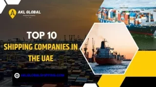 Top 10 Shipping Companies In The UAE