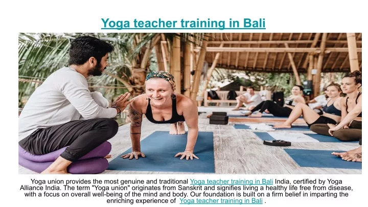 PPT - Yoga teacher training in Bali PowerPoint Presentation, free ...