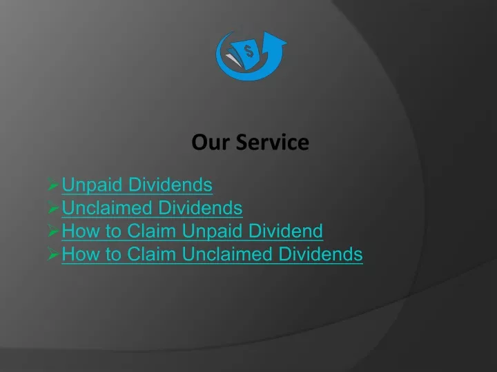 our service