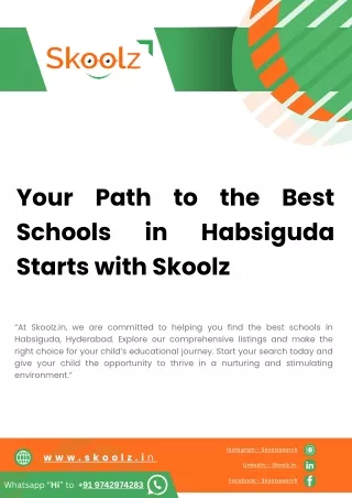 your path to the best schools in starts with