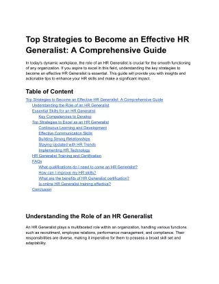 top strategies to become an effective
