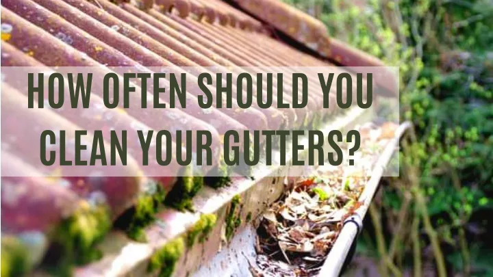 how often should you clean your gutters