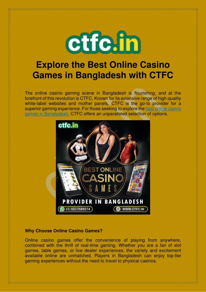 explore the best online casino games