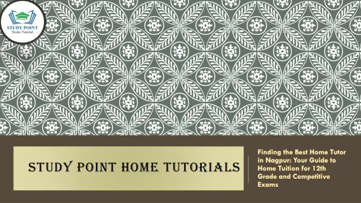 study point home tutorials