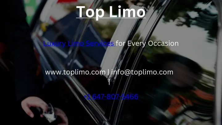 top limo