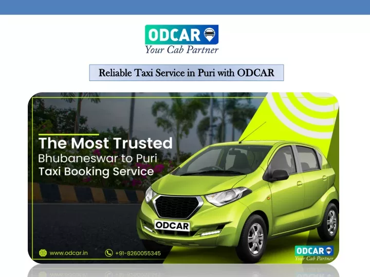 reliable taxi service in puri with odcar