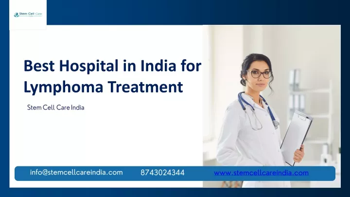 best hospital in india for lymphoma treatment